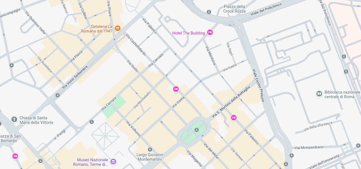 Hostel La Rome Location on Google Maps